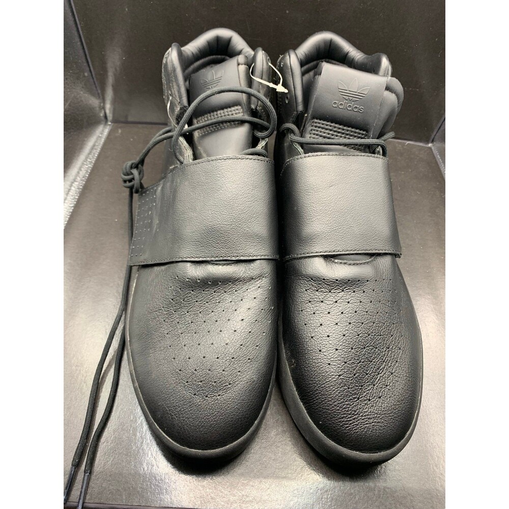 Adidas Tubular Invader Strap BW0871 Triple Black Men Size 13